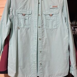 Columbia Green Lightweight Shirt Jacket